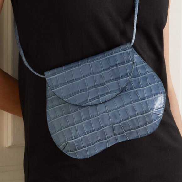 NWT Little Liffner Croc Pebble bag - Picture 2 of 9